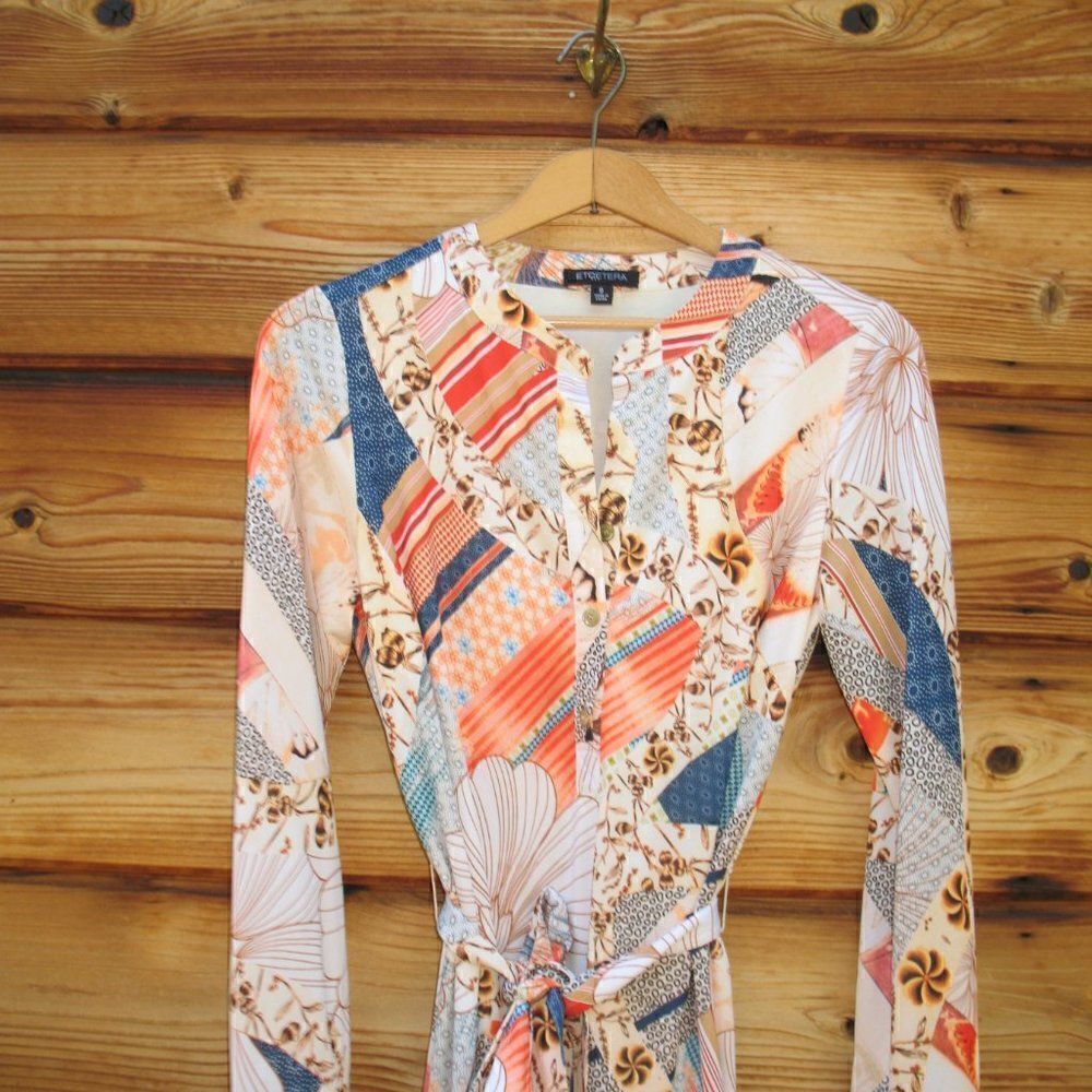 Retro Print Dress  - Picture 3 of 9